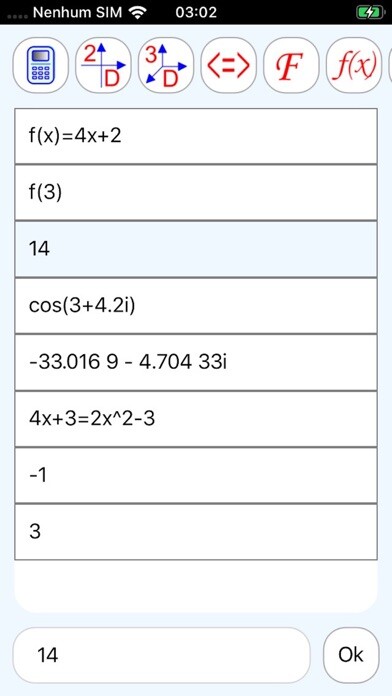 Emulate iPhone app MathGraphica3D using MyAndroid