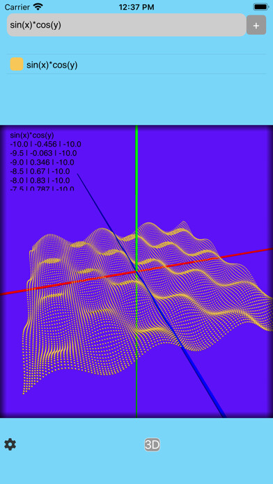 Emulate iPhone app Math-Graph using MyAndroid