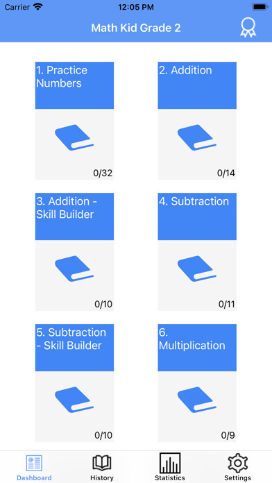 Emulate iPhone app Math Kid Grade 2 using MyAndroid