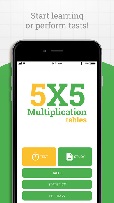 Emulate iPhone app Math learning - Times Tables using MyAndroid