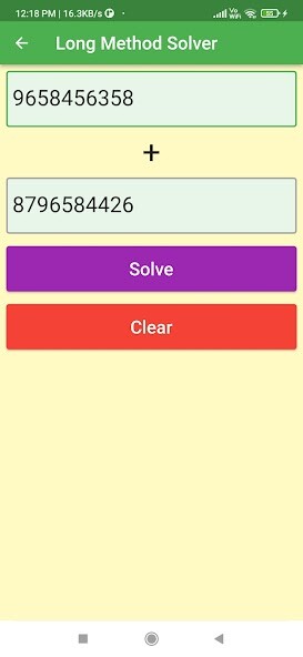 Run android online APK Math: Long Addition from MyAndroid or emulate Math: Long Addition using MyAndroid