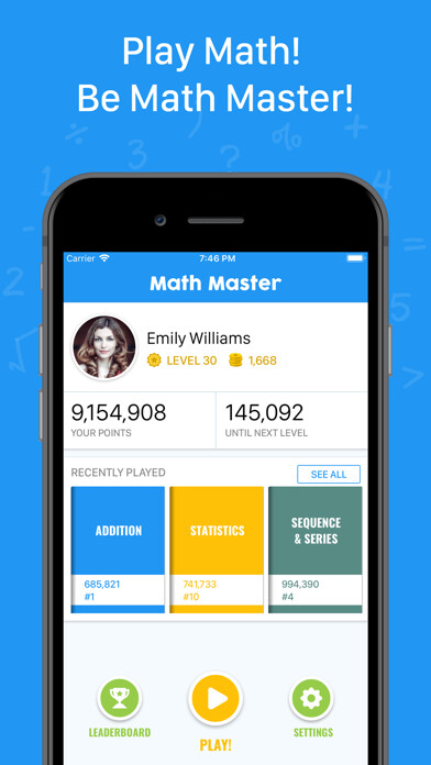 Emulate iPhone app Math Master : Math Games using MyAndroid Emulate iPhone app Math Master : Math Games using MyAndroid