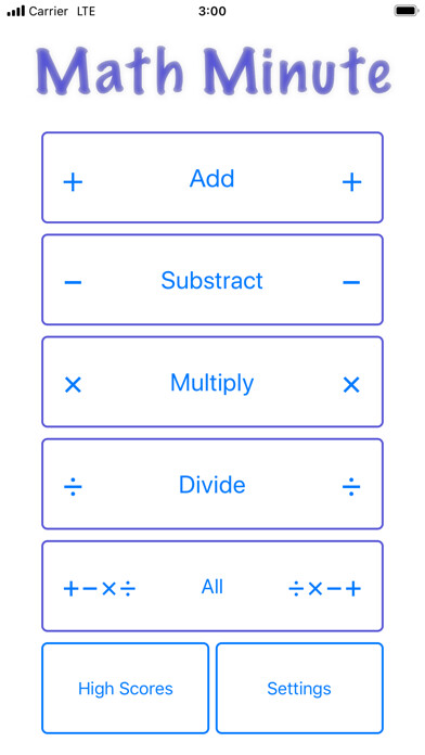 Emulate iPhone app Math Minute using MyAndroid Emulate iPhone app Math Minute using MyAndroid