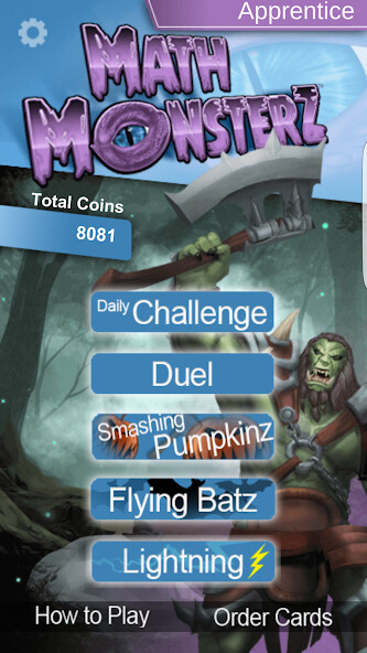 Run android online APK MathMonsterz Math Fun for Kids from MyAndroid or emulate MathMonsterz Math Fun for Kids using MyAndroid