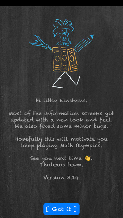 Emulate iPhone app Math Olympics - Math practice using MyAndroid