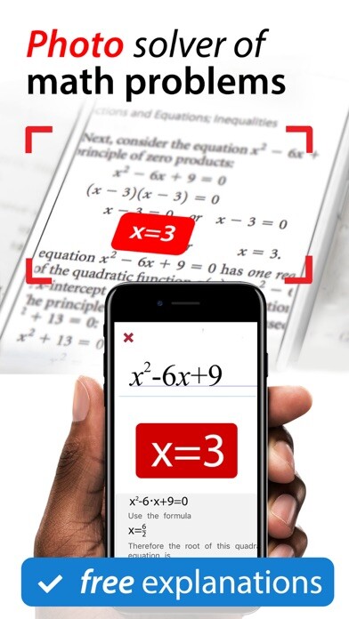 Emulate iPhone app Math problem solver, photo using MyAndroid Emulate iPhone app Math problem solver, photo using MyAndroid