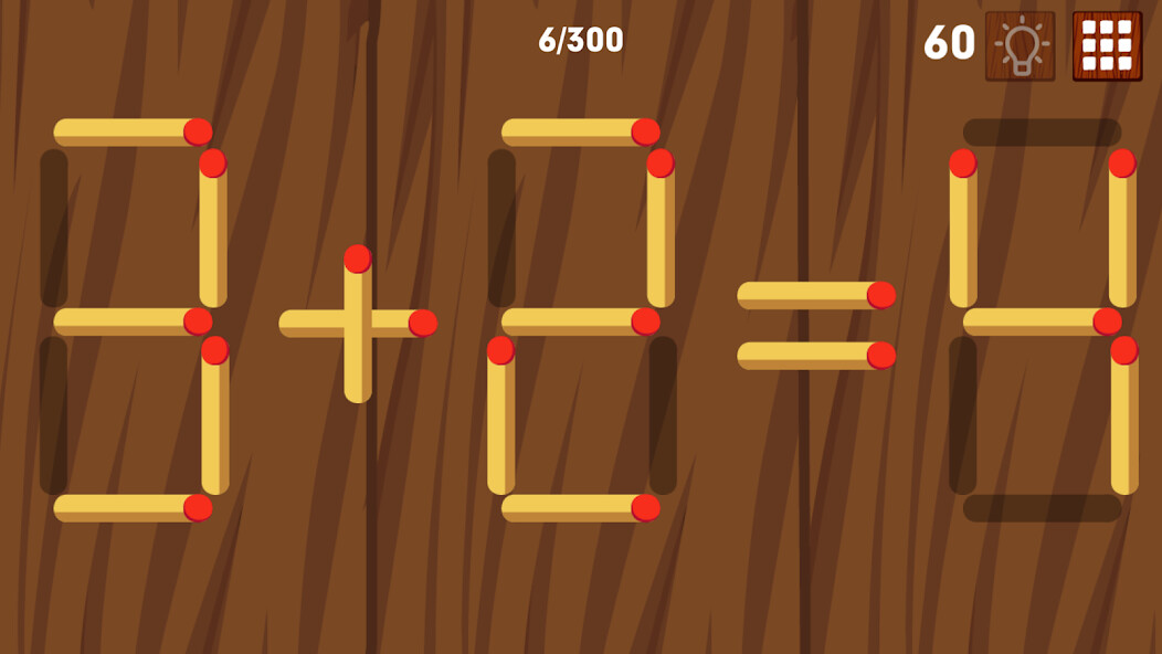 Run android online APK Math Puzzle King - Move Matchstick from MyAndroid or emulate Math Puzzle King - Move Matchstick using MyAndroid