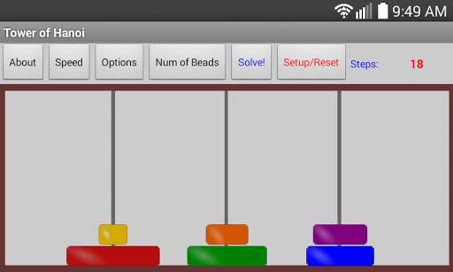 Run android online APK Math Puzzle: Tower of Hanoi from MyAndroid or emulate Math Puzzle: Tower of Hanoi using MyAndroid Run android online APK Math Puzzle: Tower of Hanoi from MyAndroid or emulate Math Puzzle: Tower of Hanoi using MyAndroid