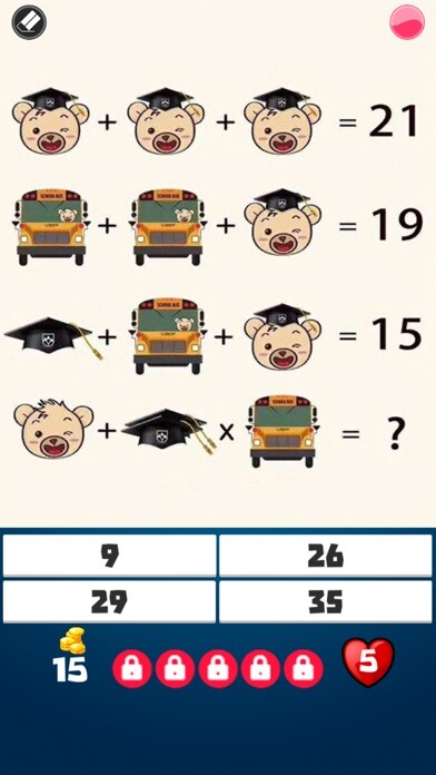 Emulate iPhone app Math Quiz: guess whats missing using MyAndroid Emulate iPhone app Math Quiz: guess whats missing using MyAndroid