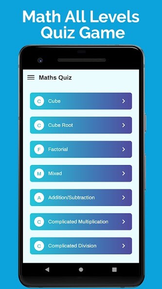 Run android online APK MathQuiz Pro - Math Master from MyAndroid or emulate MathQuiz Pro - Math Master using MyAndroid