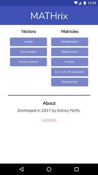 Run android online APK Mathrix - Matrix Calculator from MyAndroid or emulate Mathrix - Matrix Calculator using MyAndroid Run android online APK Mathrix - Matrix Calculator from MyAndroid or emulate Mathrix - Matrix Calculator using MyAndroid