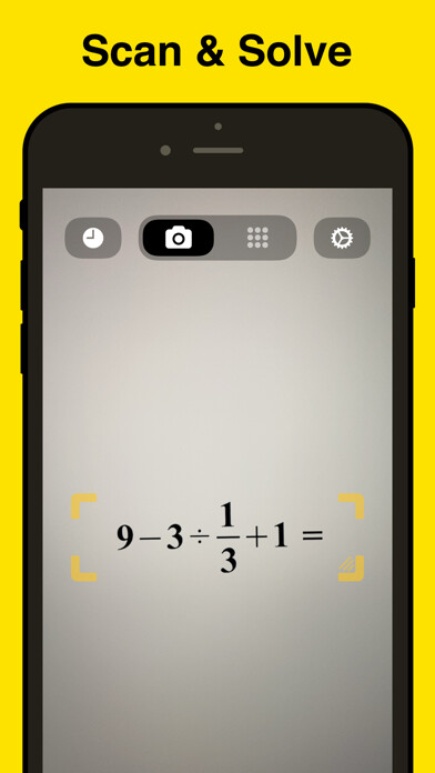 Emulate iPhone app Math Scanner using MyAndroid