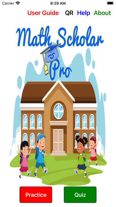 Emulate iPhone app Math Scholar Pro using MyAndroid