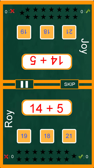 Emulate iPhone app Maths Duel - Two Player Maths using MyAndroid