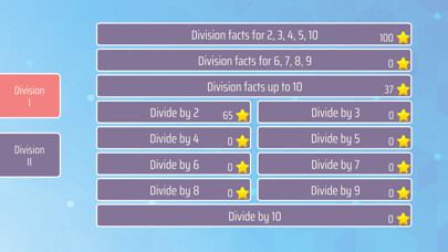Emulate iPhone app Math Shot Division using MyAndroid