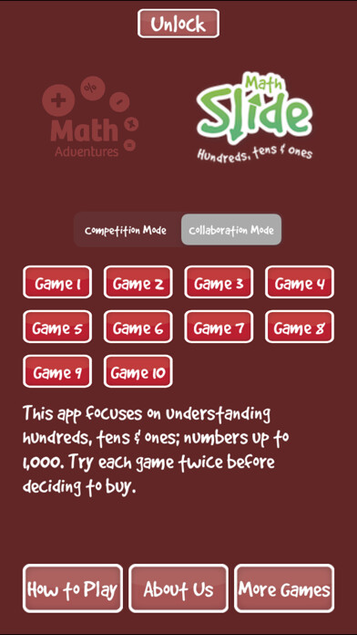 Emulate iPhone app Math Slide: hundred, ten, one using MyAndroid Emulate iPhone app Math Slide: hundred, ten, one using MyAndroid