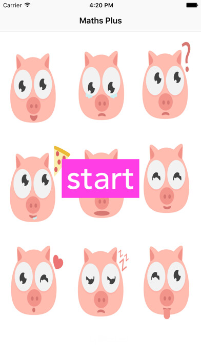 Emulate iPhone app Maths Plus - test your adding skills using MyAndroid Emulate iPhone app Maths Plus - test your adding skills using MyAndroid