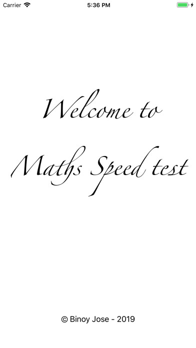 Emulate iPhone app Maths Speed Test using MyAndroid Emulate iPhone app Maths Speed Test using MyAndroid