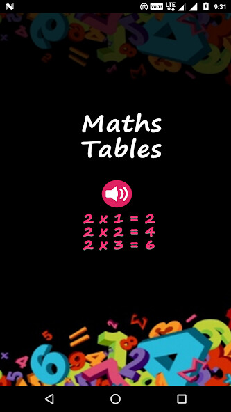 Run android online APK Maths Tables - Voice Guide from MyAndroid or emulate Maths Tables - Voice Guide using MyAndroid