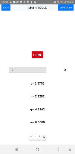 Run android online APK Maths Tools from MyAndroid or emulate Maths Tools using MyAndroid