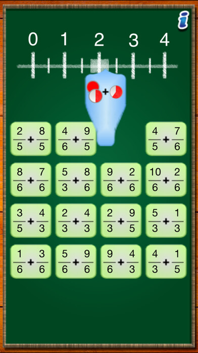 Emulate iPhone app MathTappers: EstimateFractions using MyAndroid Emulate iPhone app MathTappers: EstimateFractions using MyAndroid