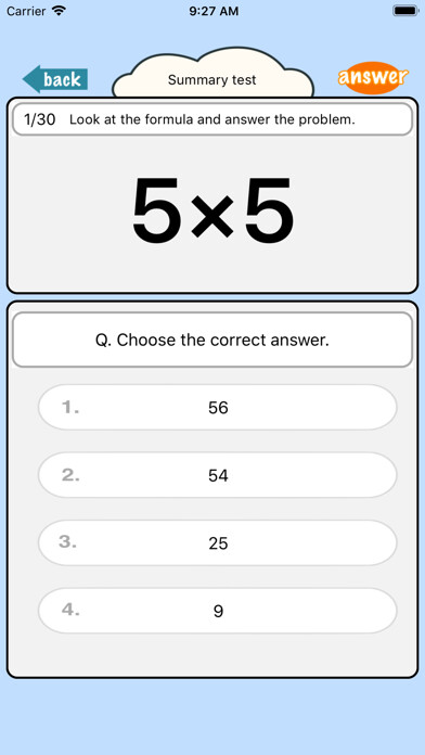 Emulate iPhone app Math -The multiplication table using MyAndroid Emulate iPhone app Math -The multiplication table using MyAndroid