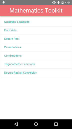 Run android online APK Math Toolkit from MyAndroid or emulate Math Toolkit using MyAndroid