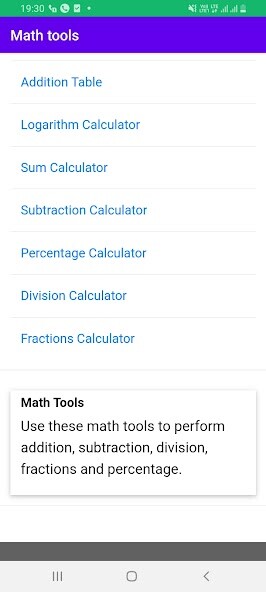 Run android online APK Math Tools from MyAndroid or emulate Math Tools using MyAndroid