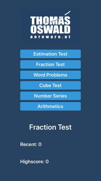 Emulate iPhone app Math Training for Pilots using MyAndroid