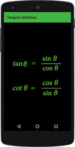 Emulate Android APK Math Trigonometry Formula