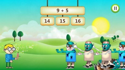 Emulate iPhone app Math vs Undead - School Edition: Fun Maths Game using MyAndroid