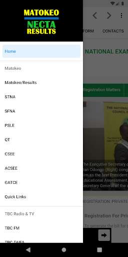 Run android online APK MATOKEO YA NECTA 2020 from MyAndroid or emulate MATOKEO YA NECTA 2020 using MyAndroid