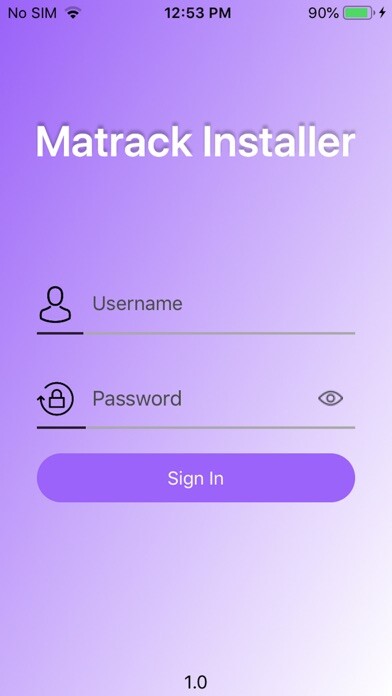Emulate iPhone app MaTrack Installer using MyAndroid