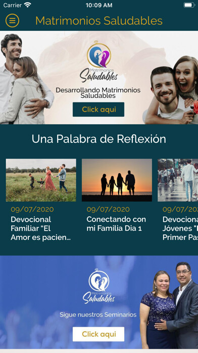 Emulate iPhone app Matrimonios Saludables using MyAndroid Emulate iPhone app Matrimonios Saludables using MyAndroid