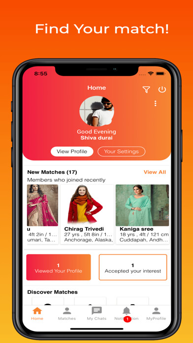 Emulate iPhone app MatrimonyIn - Smart Search using MyAndroid Emulate iPhone app MatrimonyIn - Smart Search using MyAndroid