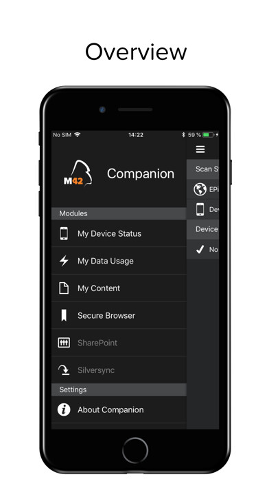 Emulate iPhone app Matrix42 Companion using MyAndroid