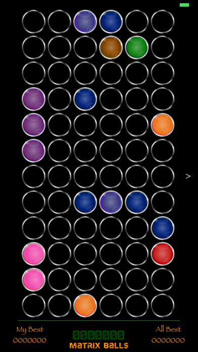 Emulate iPhone app Matrix Balls using MyAndroid