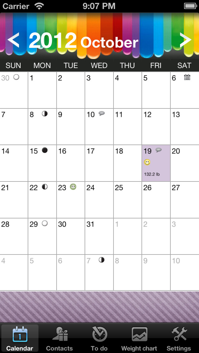 Emulate iPhone app Matrix Calendar using MyAndroid Emulate iPhone app Matrix Calendar using MyAndroid