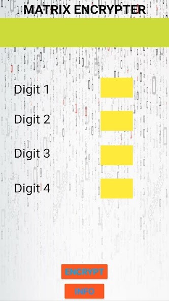 Run android online APK Matrix Encrypter from MyAndroid or emulate Matrix Encrypter using MyAndroid