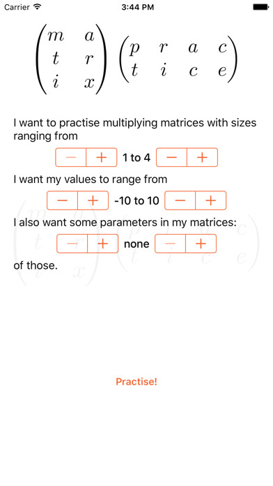 Emulate iPhone app Matrix Practice using MyAndroid Emulate iPhone app Matrix Practice using MyAndroid