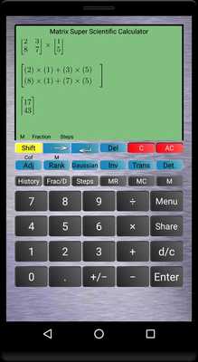 Emulate Android APK Matrix Super Scientific Calculator