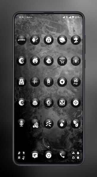 Run android online APK Matte Black Icons from MyAndroid or emulate Matte Black Icons using MyAndroid