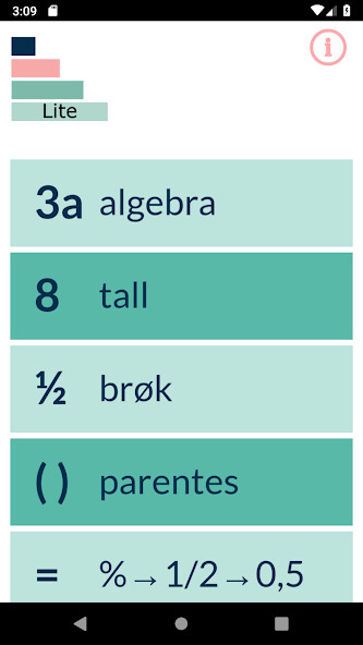 Run android online APK Mattetrinn Lite from MyAndroid or emulate Mattetrinn Lite using MyAndroid