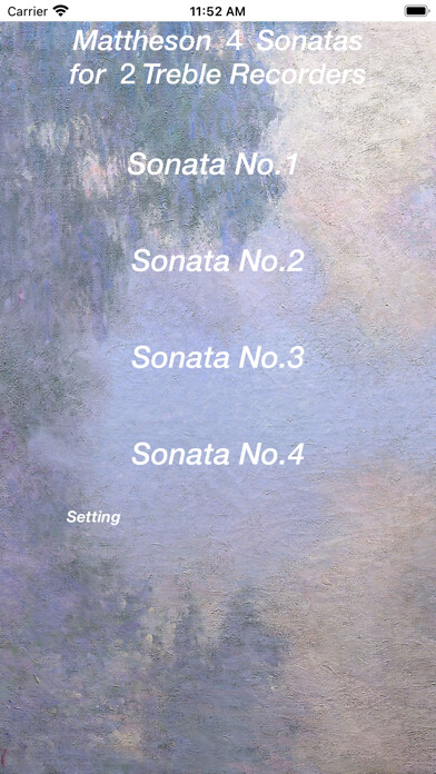 Emulate iPhone app Mattheson Duet Sonatas using MyAndroid Emulate iPhone app Mattheson Duet Sonatas using MyAndroid