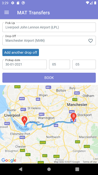 Run android online APK MAT Transfers Taxi to or from Manchester from MyAndroid or emulate MAT Transfers Taxi to or from Manchester using MyAndroid