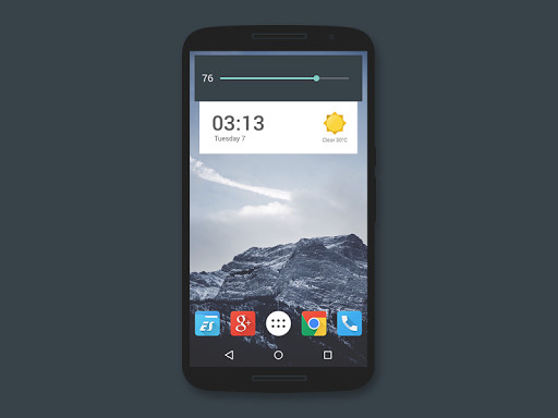 Emulate Android APK MatZooper(Free)- Zooper Widget