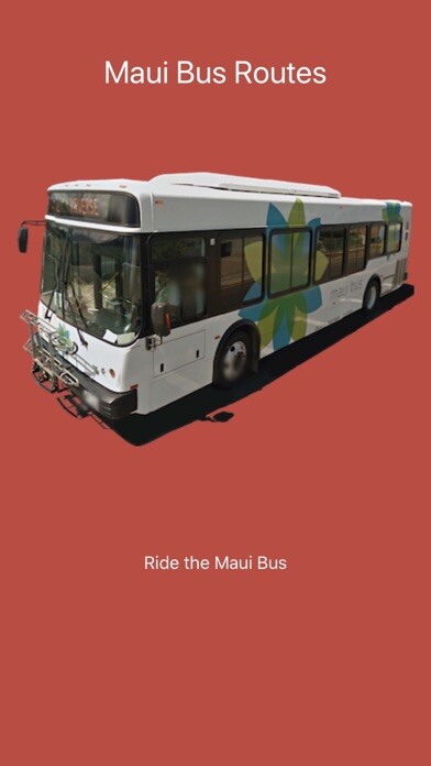 Emulate iPhone app Maui Bus Routes using MyAndroid
