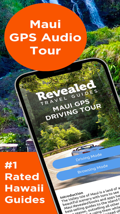 Emulate iPhone app Maui Revealed Drive Tour using MyAndroid