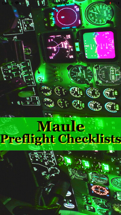 Emulate iPhone app Maule Preflight Checklists using MyAndroid