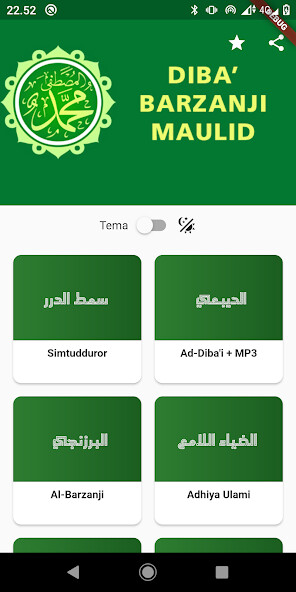 Run android online APK Maulid Diba, Barzanji, Burdah from MyAndroid or emulate Maulid Diba, Barzanji, Burdah using MyAndroid